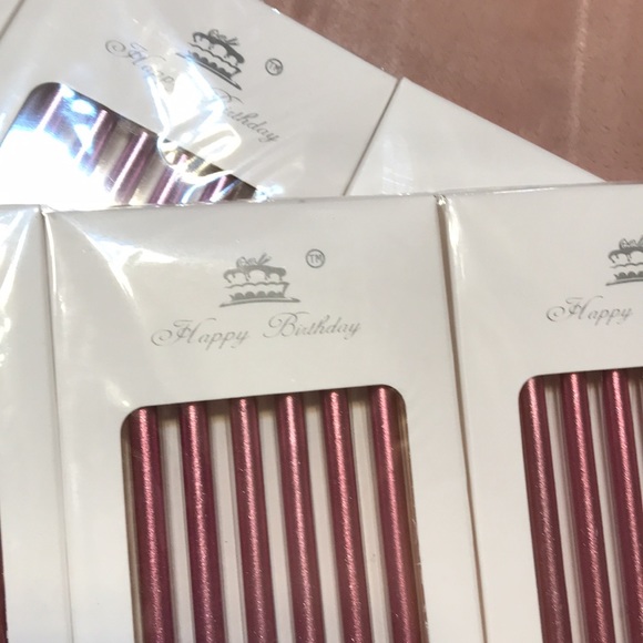 Candles-Long Thin Cake/Cupcake Candles Total 72 - Picture 5 of 13